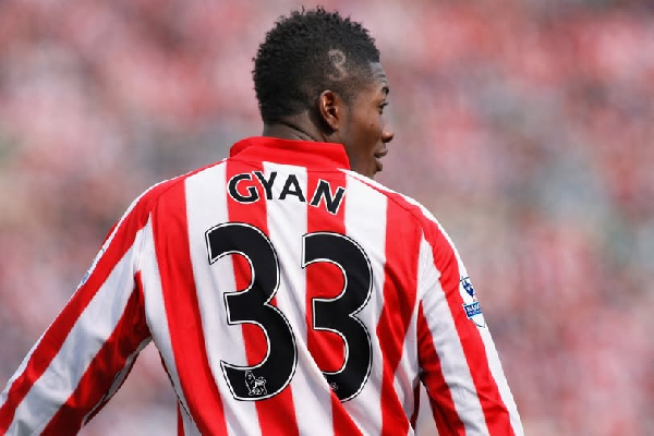 Asamoa Gyan became a fan favorite during his brief spell at Sunderland