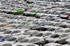 File photo of uncustomed vehicles