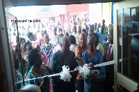 President Mahama commissioning WAEC's newly constructed office complex at Okponglo in Accra