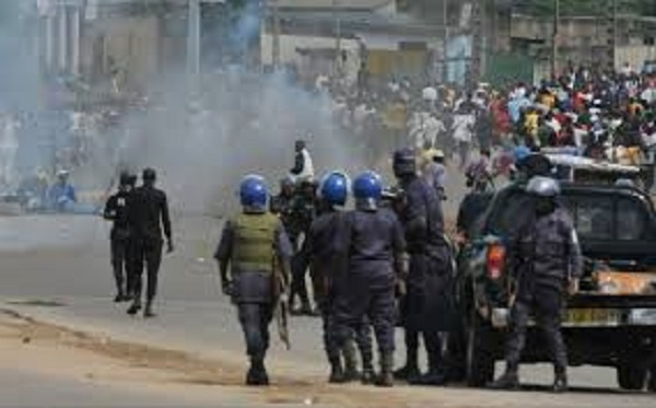 A scene of a clash between residents and police personnel / File photo