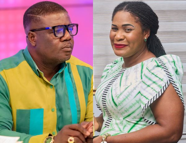 Rockson-Nelson Dafeamekpor (L) is married to Ebi Bright (R)