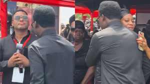 Kantanka's son refused to shake hands with Apostle Francis Amoako Attah but noded slightly