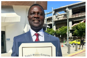 US Congress has honoured Dr Yaw Adutwum for transforming education in South Los Angeles