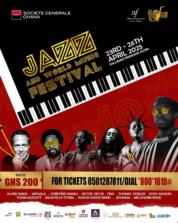 Jazz and World Music Festival continues to be a vital cornerstone of Accra's cultural landscape