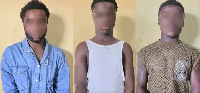 The arrested suspects in connection with the viral video