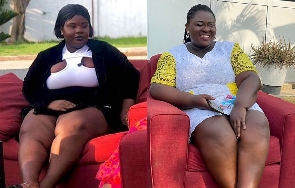 Ghanaian plus-size women, Qita Moore and Regina Agbenyo