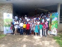 A group picture of participants and facilitators.