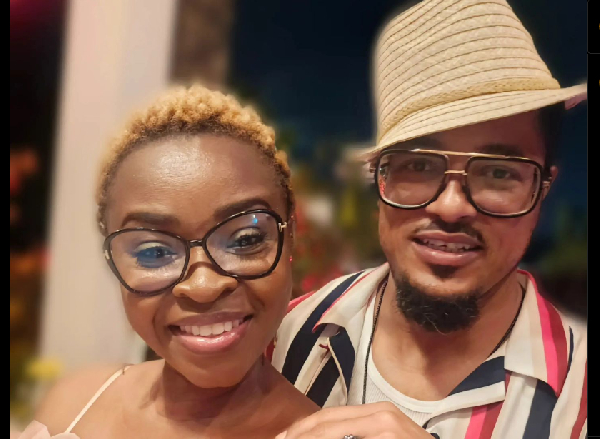 Van Vicker and his wife, Adjoa