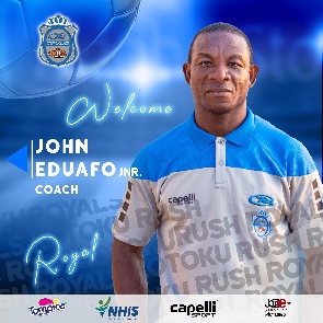 Kotoku Royals head coach, John Eduafo