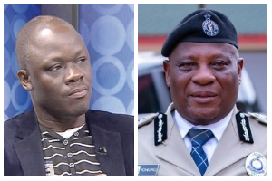 Sampson Lardi Anyenini [L] and IGP Christian Tetteh Yohuno