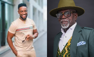 Film producer Fiifi Coleman and veteran actor Fred Amugi