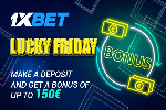 Lucky Friday: deposit on Friday and get up to a €150 bonus