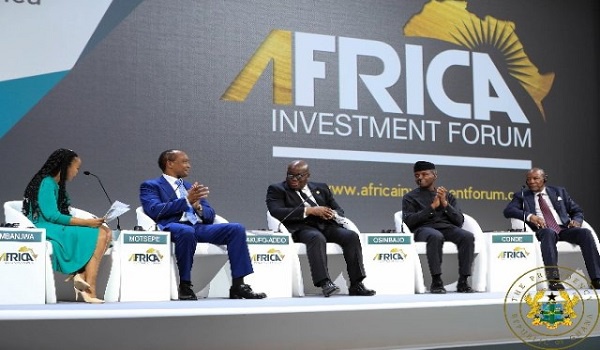 President Nana Addo Dankwa Akufo-Addo at the Africa Investment Forum