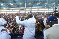 Dr. Bawumia visited the Hebron Prayer Camp at Medie, in the Nsawam Adoagyiri Constituency