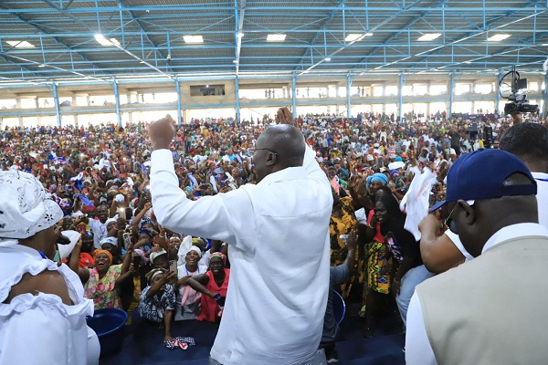 Dr. Bawumia visited the Hebron Prayer Camp at Medie, in the Nsawam Adoagyiri Constituency