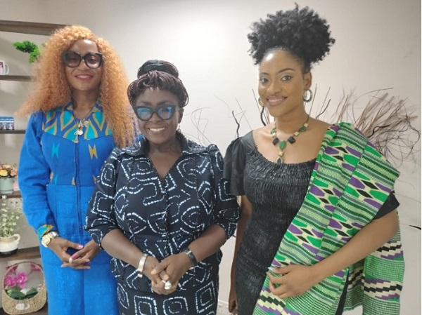 Amma Prempeh (L) Abla Dzifa Gomashie (M) Princess Fathia Nkrumah (R)