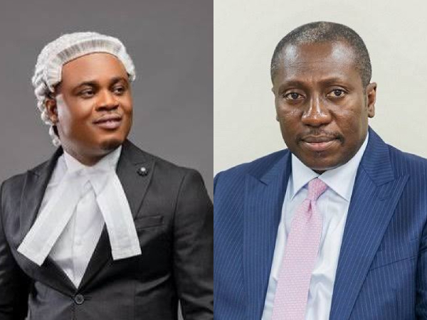 Ross Osei Owusu (L) and Alexander Afenyo-Markin (R)