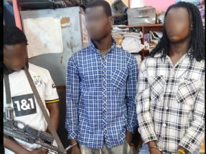 The Western Central Regional Police Command on April 30, 2025, arrested the three suspects