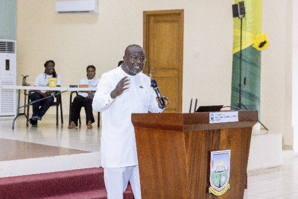 Professor Bernard Kumi Boateng, Dean Faculty of Geosciences and Environmental Studies