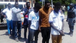Ten suspects have been arrested in connection with a violent clash at Sekondi Zongo