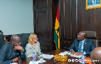 Bawumia confers with the visiting World Bank delegation