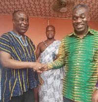 Member of Parliament, William Quaitoo paid courtesy call on chiefs and people in the constituency
