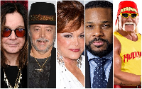 From L to R: Ozzy Osbourne, Chuck Mangione, Connie Francis, Malcolm-Jamal Warner and Hulk Hogan