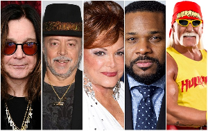 From L to R: Ozzy Osbourne, Chuck Mangione, Connie Francis, Malcolm-Jamal Warner and Hulk Hogan