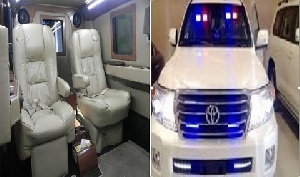 43 controversial presidential vehicles were allegedly imported into the country by NPP sympathizer