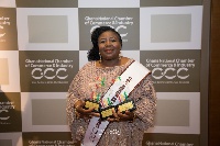 Mrs. Janet Abobigu,CEO of Uni-Jay limited with her awards