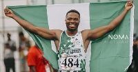 Anchor leg for Nigeria's 4x100m relay team, Usheoritse Itsekiri