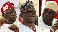 The major contestants in Nigeria's presidential race