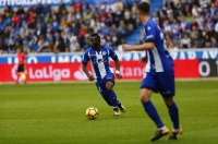 Mubarak Wakaso in action for Alaves