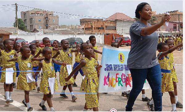 Pre-6th March Parade was to commemorate Ghana’s 68th Independence Anniversary