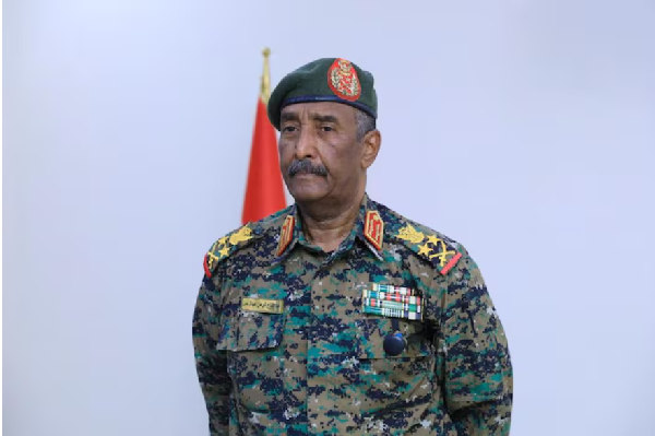 Sudan army chief, Abdel Fattah al-Burhan attends former UN official Kamil Idris swearing-in ceremony