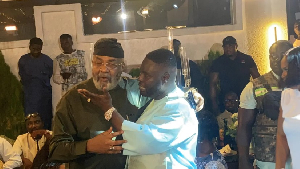 Dr Gabriel Tanko Kwamigah-Atokple with Alhaji Said Sinare at the party