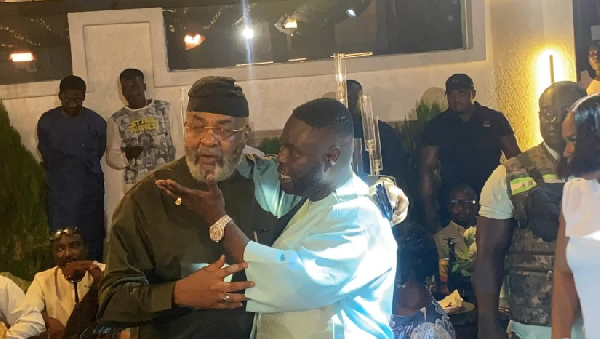 Dr Gabriel Tanko Kwamigah-Atokple with Alhaji Said Sinare at the party