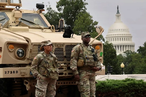 File photo of National Guard soldiers near the White House