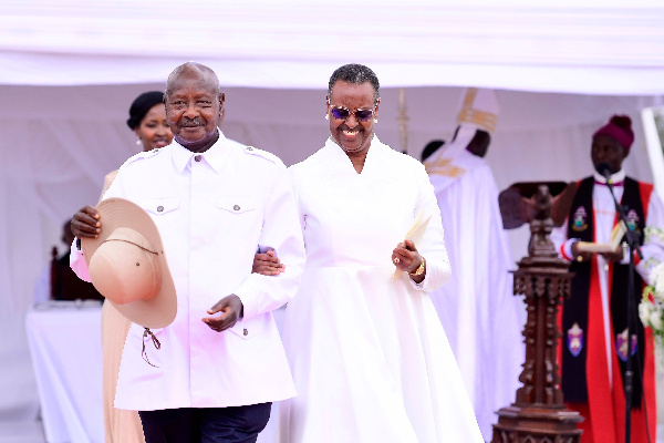 Yoweri Museveni and First Lady Janet