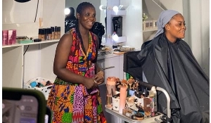 Makeup artist, Roselyn Akosua Mantey
