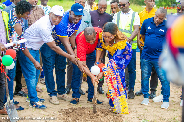 This Astro-turf will become the first of its kind in the Ho municipality