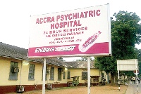 Frontage of Accra Psychiatric Hospital