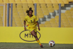 Black Queens striker Doris Boaduwaa Black Queens striker Doris Boaduwaa