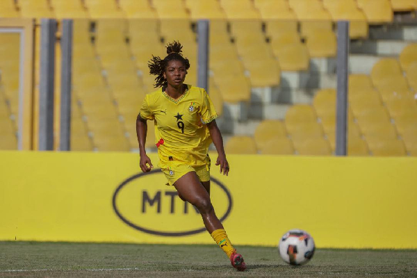 Black Queens striker Doris Boaduwaa