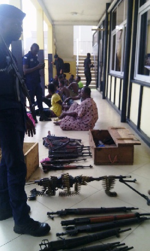 File photo of Seized Arms