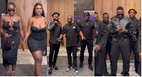 Hajia Bintu, Kalybos, Prince David Osei, Medikal attended the party