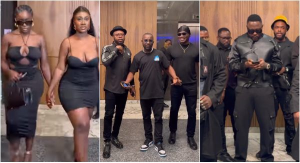 Hajia Bintu, Kalybos, Prince David Osei, Medikal attended the party