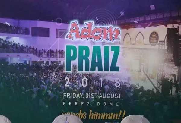 The 2018 editon of Adom Praiz will be held at the Perez Dome