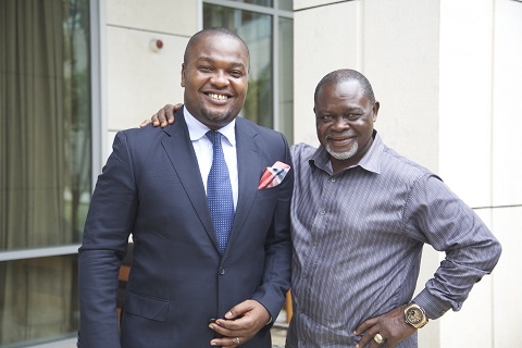 Azumah Nelson with Yaw Sakyi Afari in Kiev Vitali