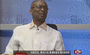 Abdul Malik Kweku Baako, Editor-in-Chief of the New Crusading Guide Newspaper